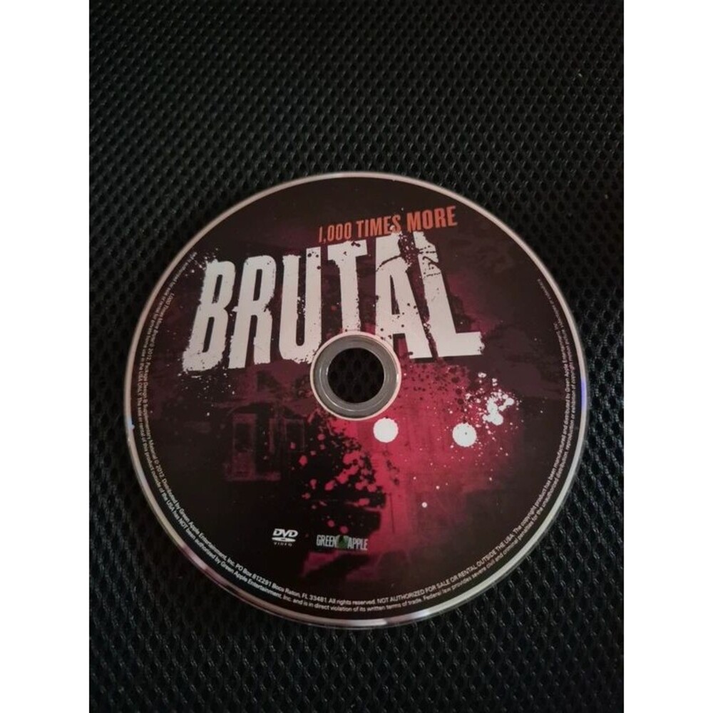 1000 Times More Brutal DVD Disc Only